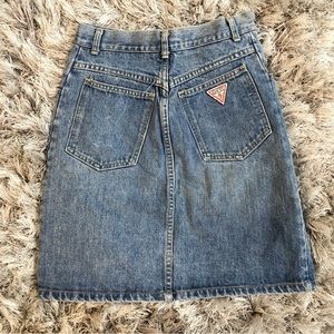 Vintage guess denim skirt
